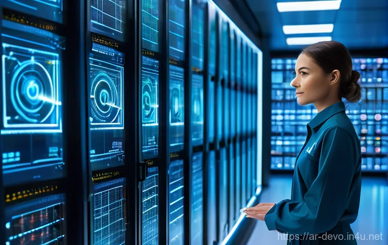 정보기기운용 실무와 최신 장비 관리 기술 트렌드 - **Prompt: Futuristic Proactive Maintenance with AI Analyst**
"A highly detailed and vibrant imag...